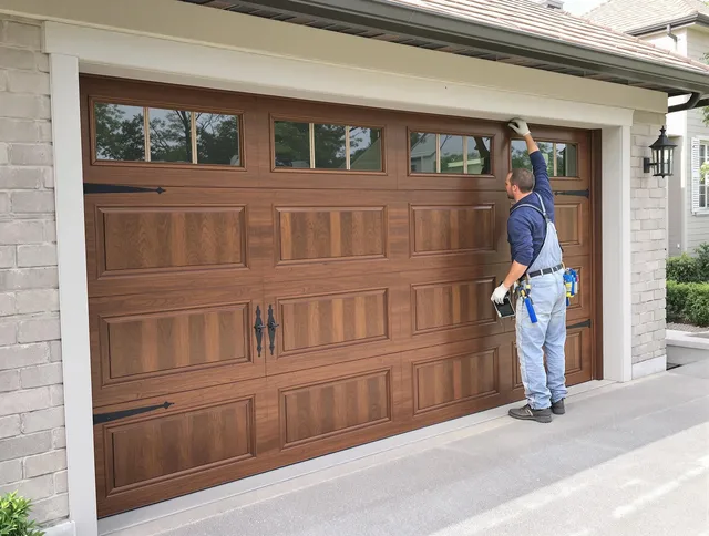 Custom garage door showcase by Bexley Garage Door Repair in Bexley