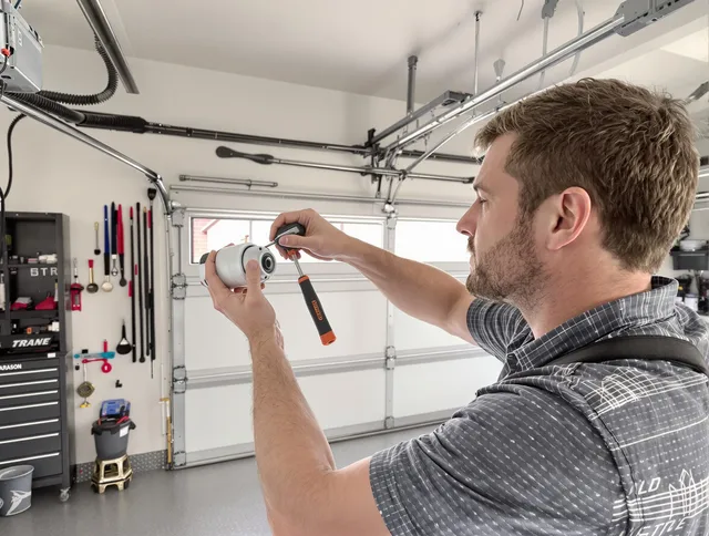 Garage door opener repair service by Bexley Garage Door Repair in Bexley