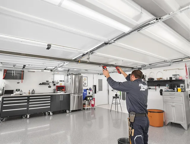 Overhead garage door repair service by Bexley Garage Door Repair in Bexley