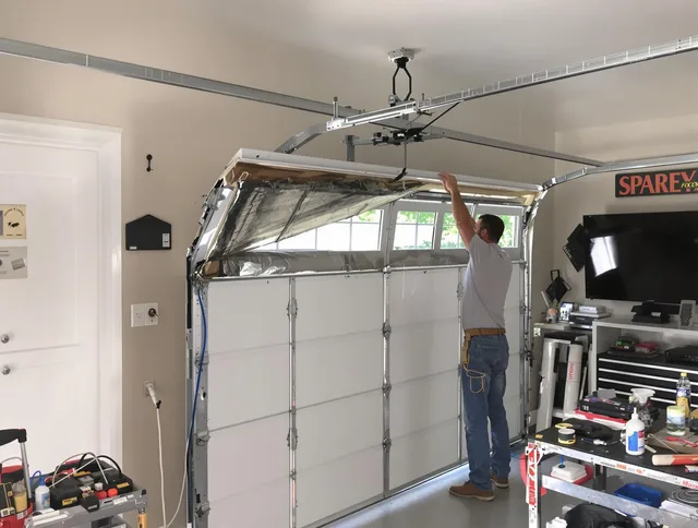Garage door section replacement by Bexley Garage Door Repair in Bexley